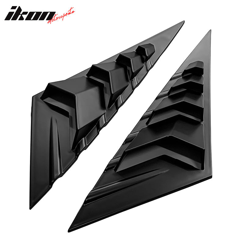 2021-2023 Hyundai Elantra 4DR 2PC Rear Side Vent Window Louver ABS