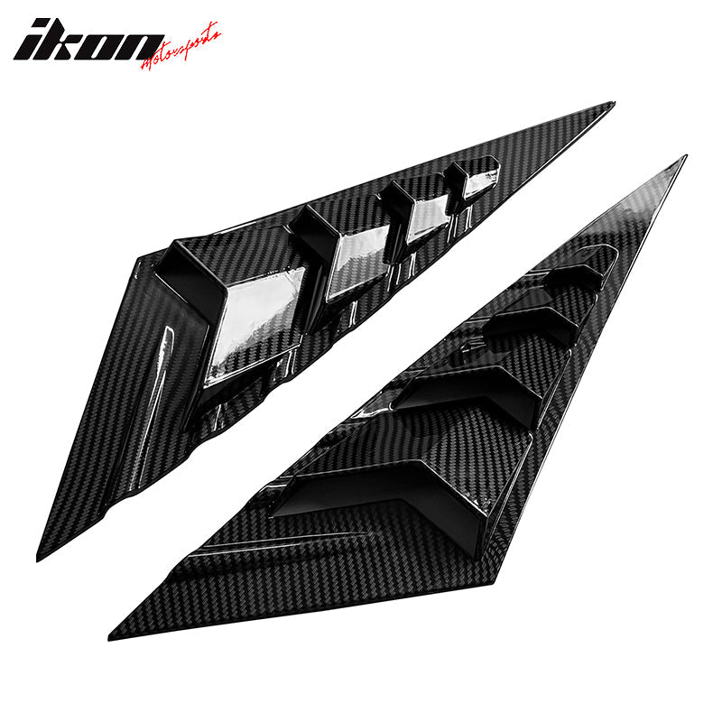 2021-2023 Hyundai Elantra 4DR 2PC Rear Side Vent Window Louver ABS