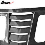 2016-2024 Chevy Camaro Carbon Fiber Print Rear Window Louver ABS