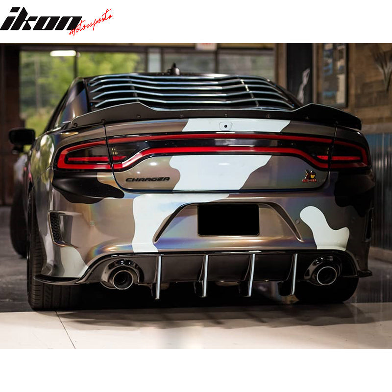 2011-2023 Dodge Charger IKON Style Window Louver ABS