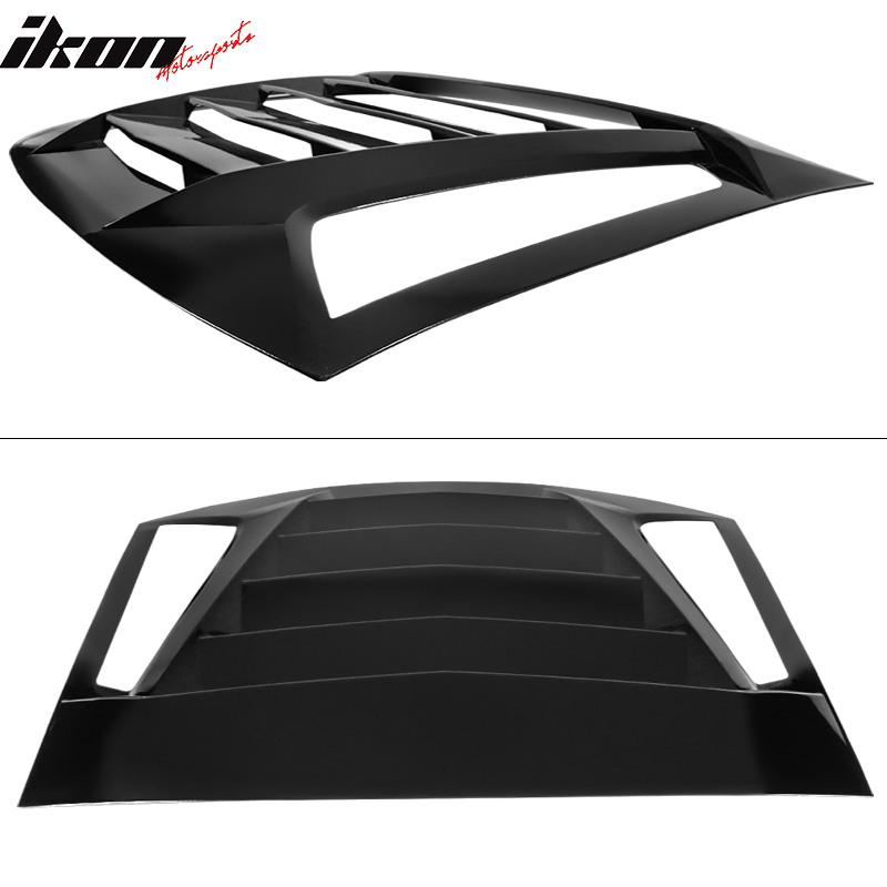 2011-2023 Dodge Charger IKON V2 Style Window Louver ABS