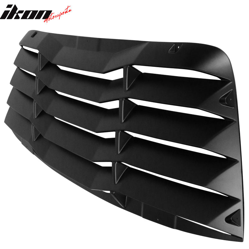 2008-2023 Dodge Challenger V2 Style Rear Window Louver PP