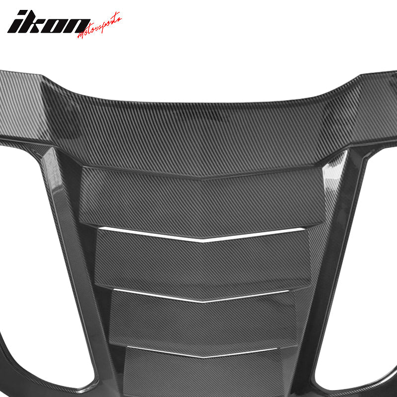 2015-2024 Ford Mustang IKON V2 Style Rear Window Louver  ABS