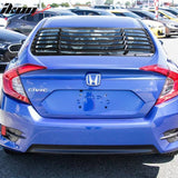 2016-2021 Honda Civic IKON Style Window Louver ABS