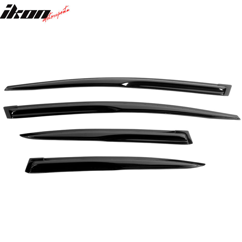 2012-2015 Honda Civic 4Door Sedan Acrylic 4PC Tape On Window Visors