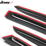 2012-2015 Honda Civic 4Door Sedan Acrylic 4PC Tape On Window Visors