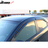 2009-2013 Kia Forte Sedan Mugen Style Tape on Window Visors Acrylic