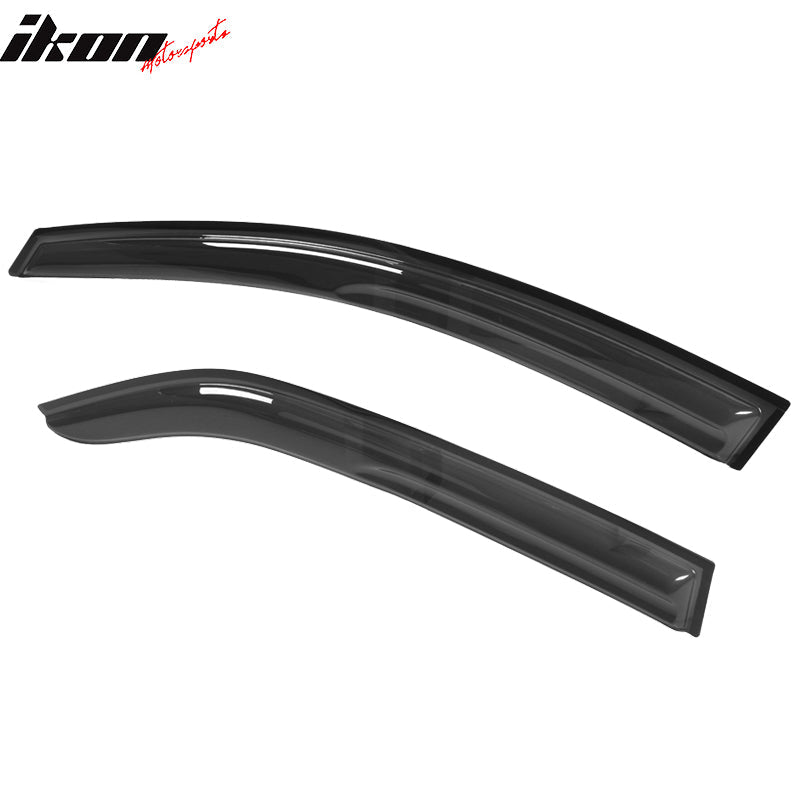 2009-2013 Kia Forte Sedan Mugen Style Tape on Window Visors Acrylic