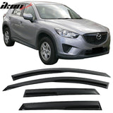 2013-2016 Mazda CX5 Mug Style 4PC Window Visor Sun Windshield Acrylic