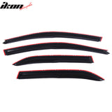2002-2007 Mitsubishi Lancer EVO Sedan Acrylic 4PC Window Visors Guard