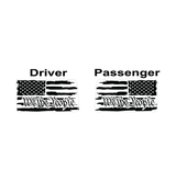 Stealth Clear Hardtop Side Window Overlays - 2021+ Bronco 4 Door