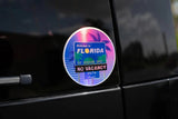 Welcome to Florida No Vacancy We're Full Sticker 3.5"
