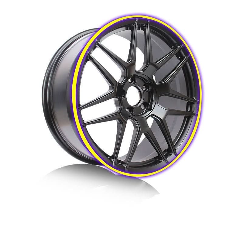 DuPont Nylon Wheel Rim Protectors for Tesla | 4-Piece Set | 5 Colors | Curb Rash Guard | Impact Resistant