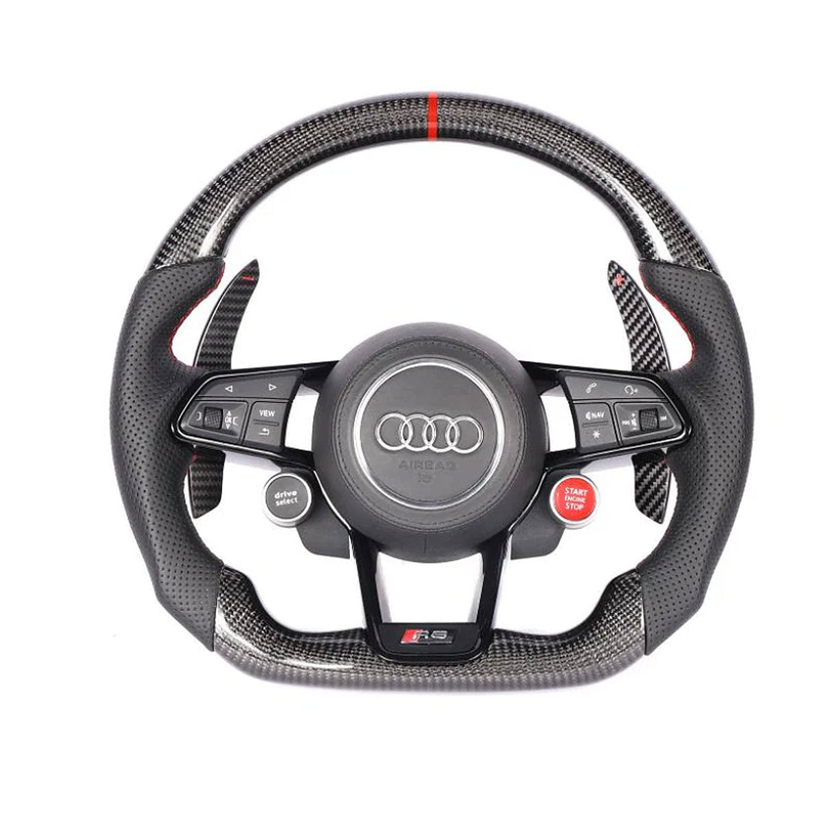 Carbon Fiber Steering Wheel Replacement for Audi R8
