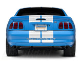 SEC10 GT500 Style Stripes; White; 10-Inch (94-04 Mustang)