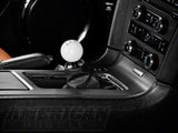 SpeedForm Modern Billet Retro Style 6-Speed Shift Knob; White (11-14 Mustang GT, V6)