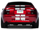 SEC10 Lemans Stripes; White; 8-Inch (94-04 Mustang)
