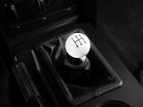 SpeedForm Modern Billet Retro Style 5-Speed Shift Knob; White (05-10 Mustang GT, V6)