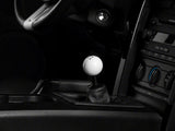 SpeedForm Modern Billet Retro Style 5-Speed Shift Knob; White (05-10 Mustang GT, V6)