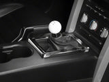 SpeedForm Modern Billet Retro Style 5-Speed Shift Knob; White (05-10 Mustang GT, V6)
