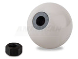 SpeedForm Modern Billet Retro Style 5-Speed Shift Knob; White (79-04 Mustang, Excluding 03-04 Cobra)