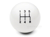SpeedForm Modern Billet Retro Style 5-Speed Shift Knob; White (79-04 Mustang, Excluding 03-04 Cobra)