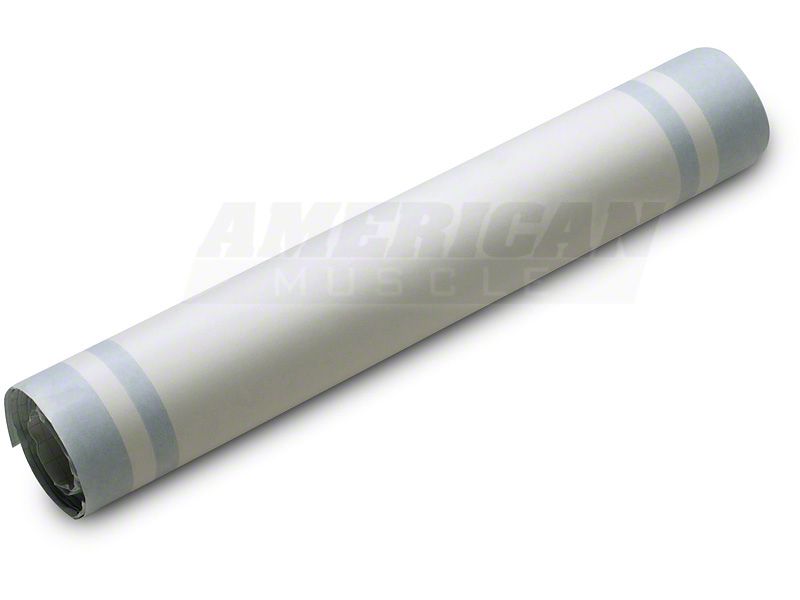 SEC10 Super Snake Style Stripes; White (94-04 Mustang)