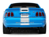 SEC10 Super Snake Style Stripes; White (94-04 Mustang)