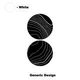 1966 Topographic Shifter Plate (Printed Series + Acrylic) - 2021+ Bronco