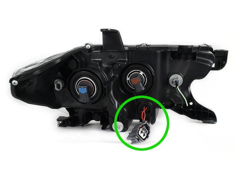 2016+ Toyota Tacoma Headlight Wire Adapter Harness w/ LED DRL - 2 Pieces