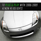 2003-2005 Nissan 350Z Halogen to Xenon Headlight Conversion Adapters