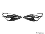 2017-2022 McLaren 720S OEM Style Dry Carbon Fiber Headlight Inserts Tim Replacement