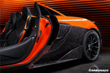2018-2021 McLaren 570S 600LT OEM Style Carbon Fiber Quarter Panel Rear Side Skirts