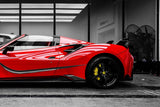 2015-2024 Ferrari 488 GTB Spider And F8 MSY Style Carbon Fiber Side Air Intake Flaps