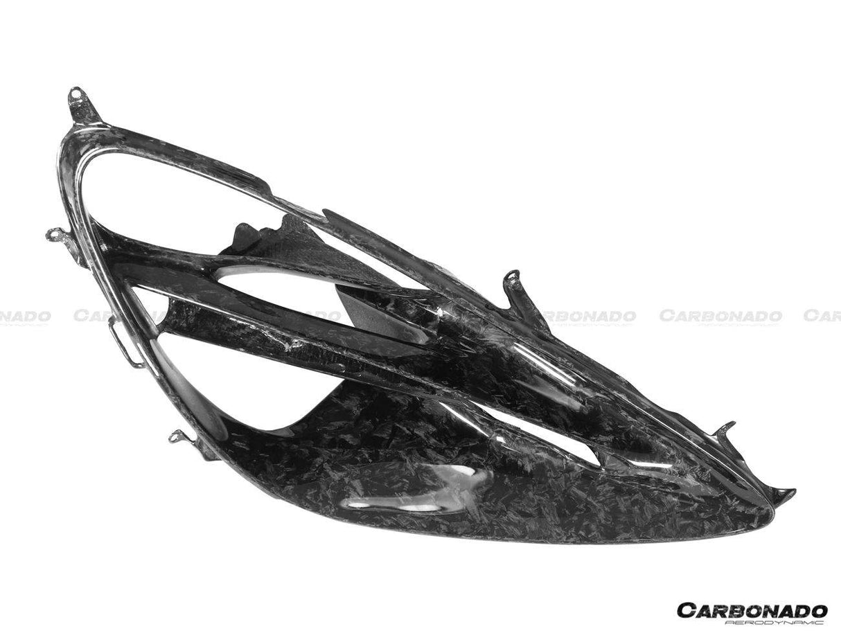 2017-2022 McLaren 720S OEM Style Dry Carbon Fiber Headlight Inserts Tim Replacement