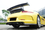 2012-2015 Porsche 911 991.1 Carrera S 2C GT3V Style  Rear Bumper With Diffuser (For Quad-Exhaust)