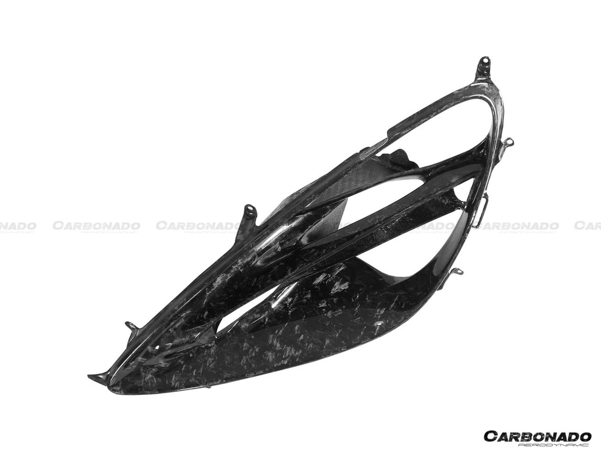 2017-2022 McLaren 720S OEM Style Dry Carbon Fiber Headlight Inserts Tim Replacement