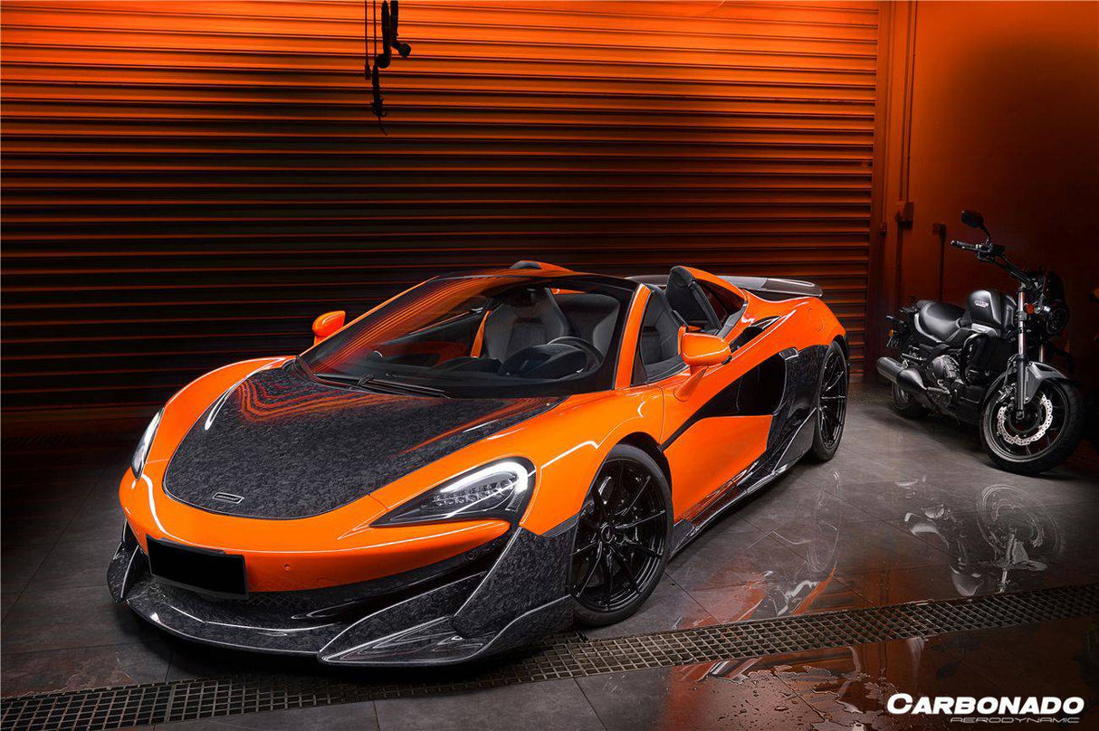 2018-2021 McLaren 600LT OEM Style Carbon Fiber Quarter Panel Side Scoops