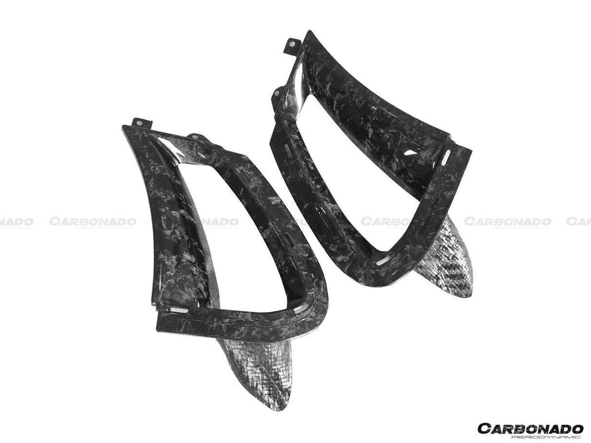 2017-2022 McLaren 720S Carbon Fiber Front Bumper Side Air Vents Replacement