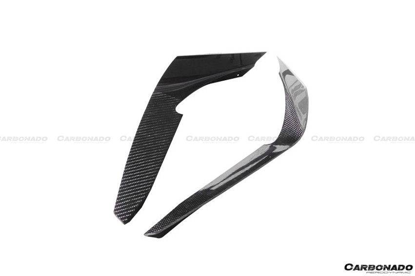 2012-2016 Subaru BRZ CB Style Carbon Fiber Front Bumper Canard & Foglight Cover