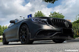 2014-2017 Mercedes Benz C217 S63  S65 AMG Coupe OE Style Carbon Fiber Front Bumper Outer Trim