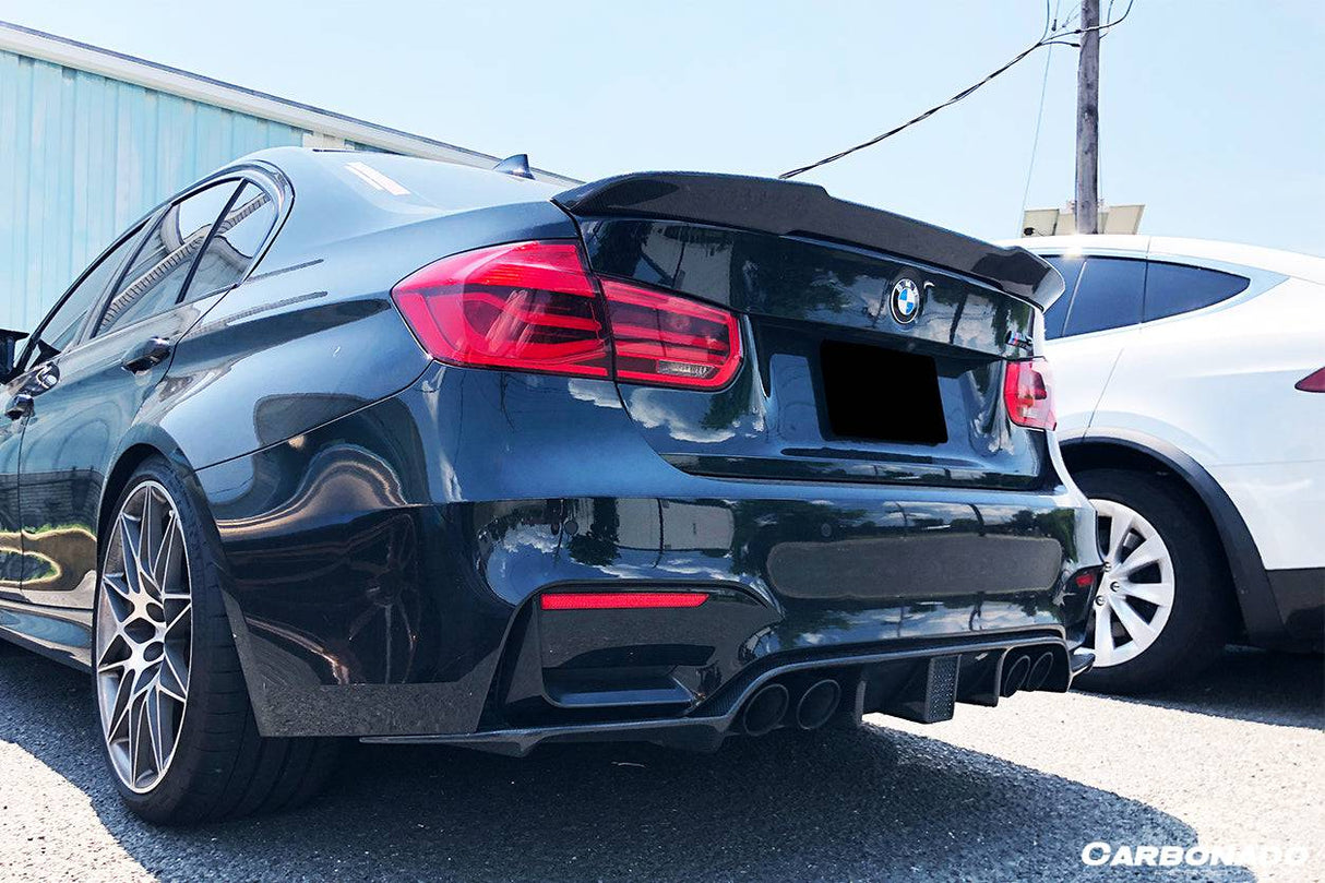 2014-2020 BMW M3 F80 M4 F82 KNF Style Rear Diffuser