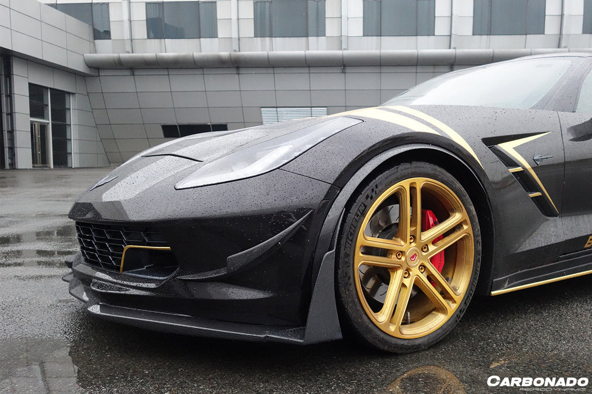 2013-2019 Corvette C7 Z51 Z06 Grandsport Carbon Fiber Front Lip