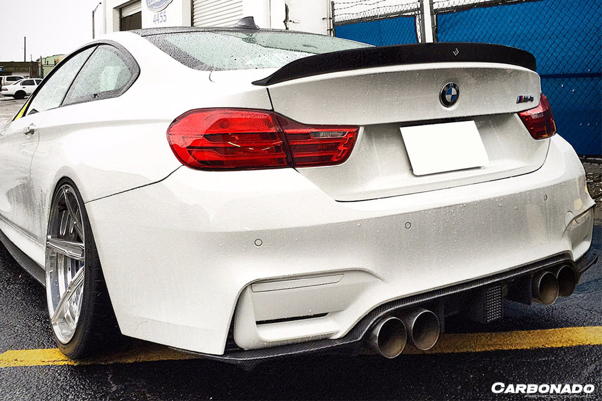 2014-2020 BMW M3 F80 M4 F82 KNF Style Rear Diffuser