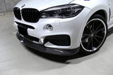 2014-2019 BMW X6 F16 M-TECH 3D Style Carbon Fiber Front Lip