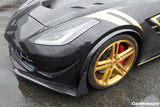 2013-2019 Corvette C7 Z51 Z06 Grandsport Carbon Fiber Front Lip Winglets