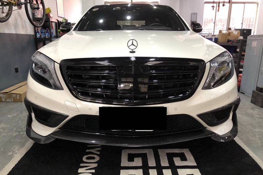 2014-2017 Mercedes Benz W222.1 S63 AMG BRS Style Carbon Fiber Front Lip