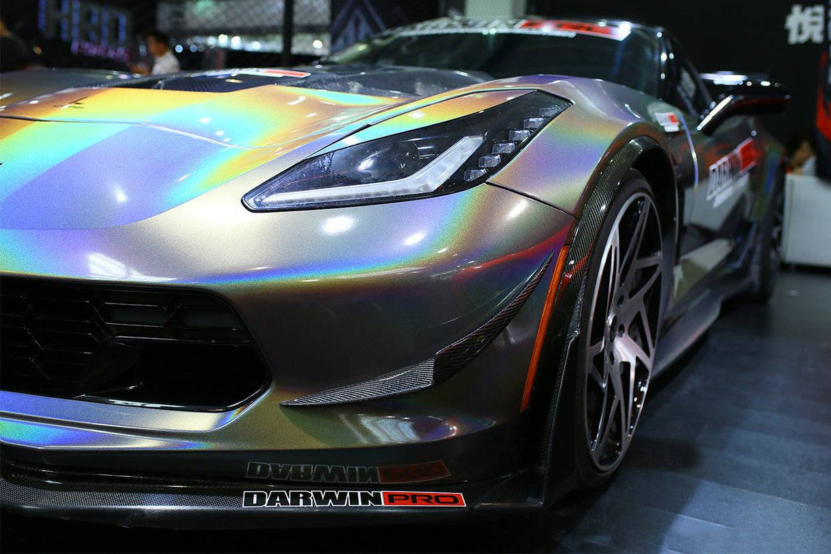 2013-2019 Corvette C7 Z51 Z06 Grandsport Carbon Fiber Canards