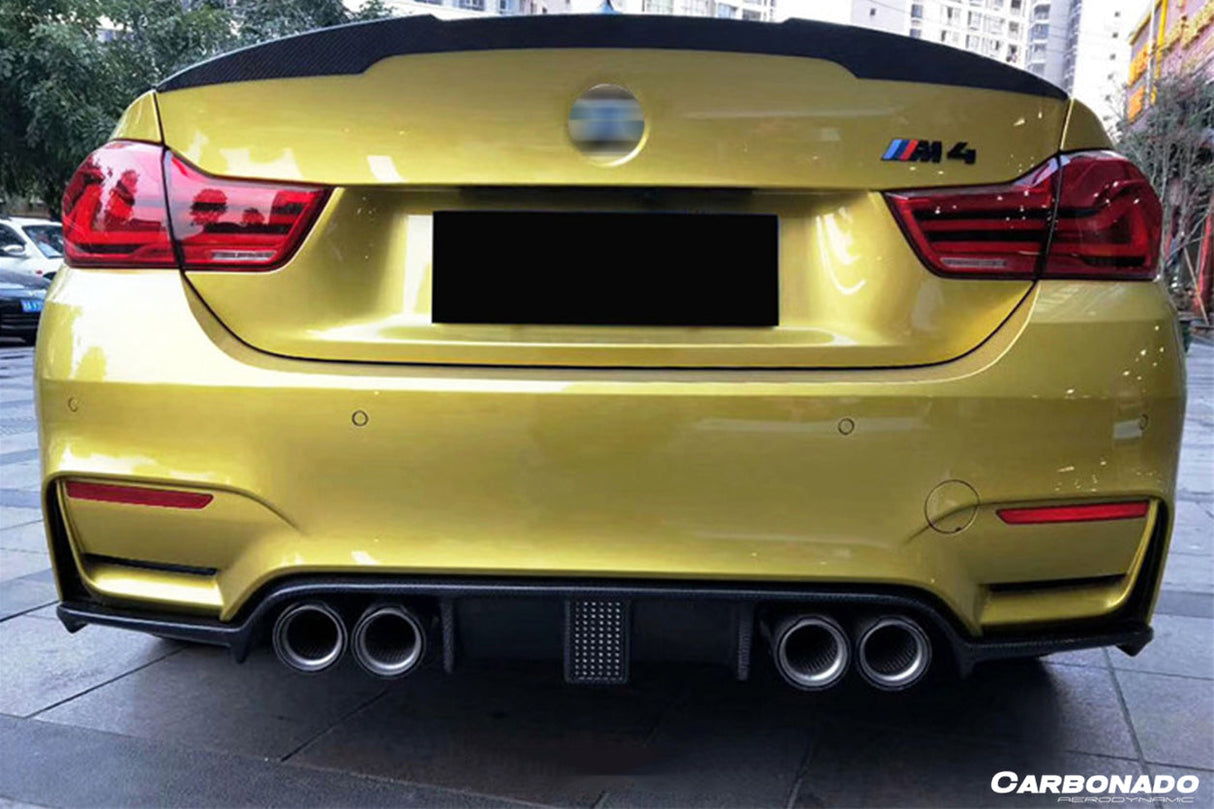2014-2020 BMW M3 F80 M4 F82 KNF Style Rear Diffuser