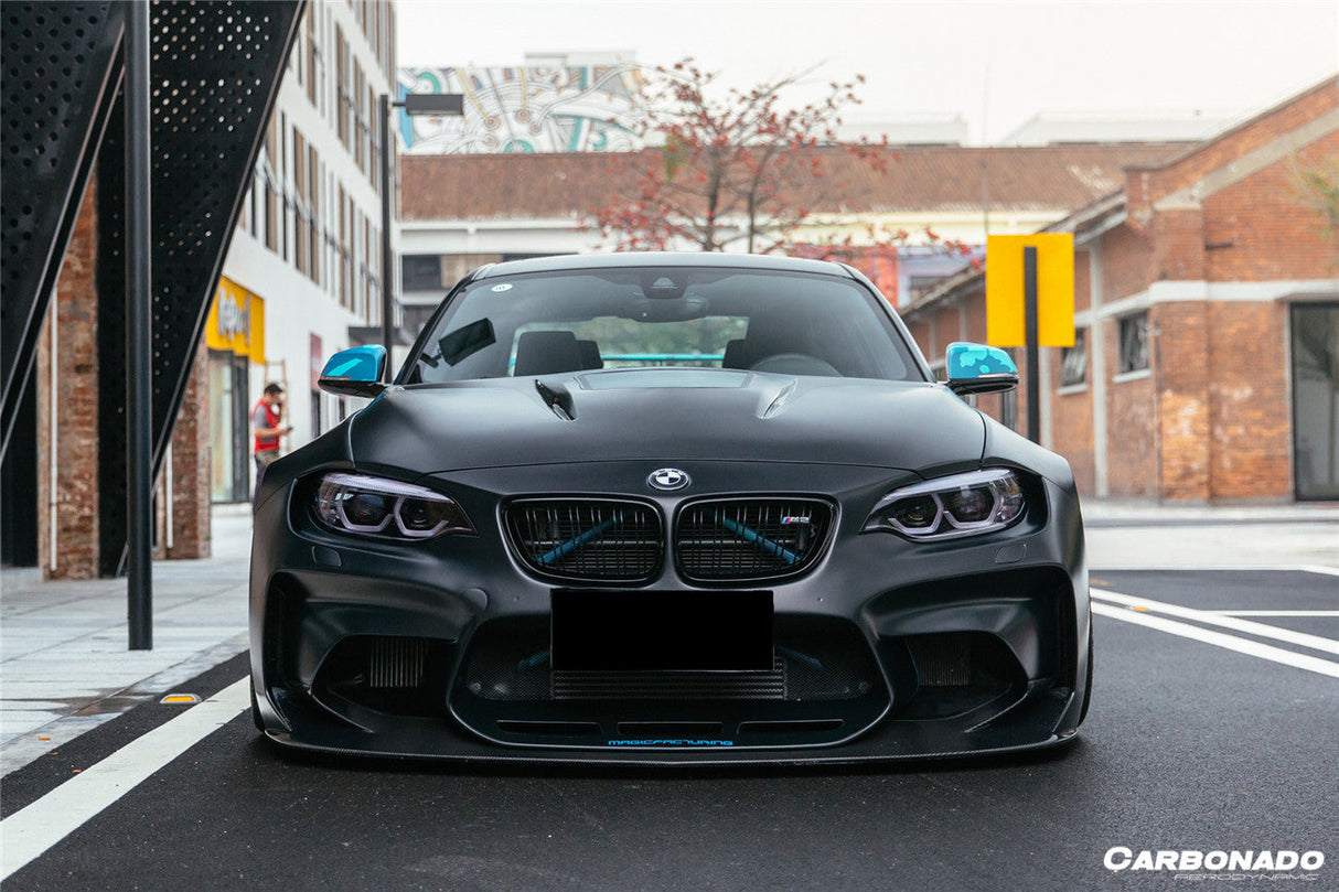2016-2020 BMW M2 F87 VR Style Partial Carbon Fiber Wide Full Body kit